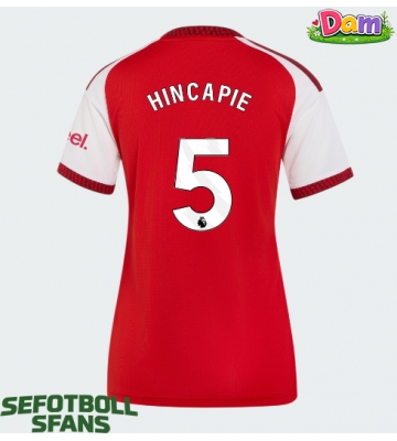 Arsenal Piero Hincapie #5 Hemmatröja Kvinnor 2026-27 Kortärmad